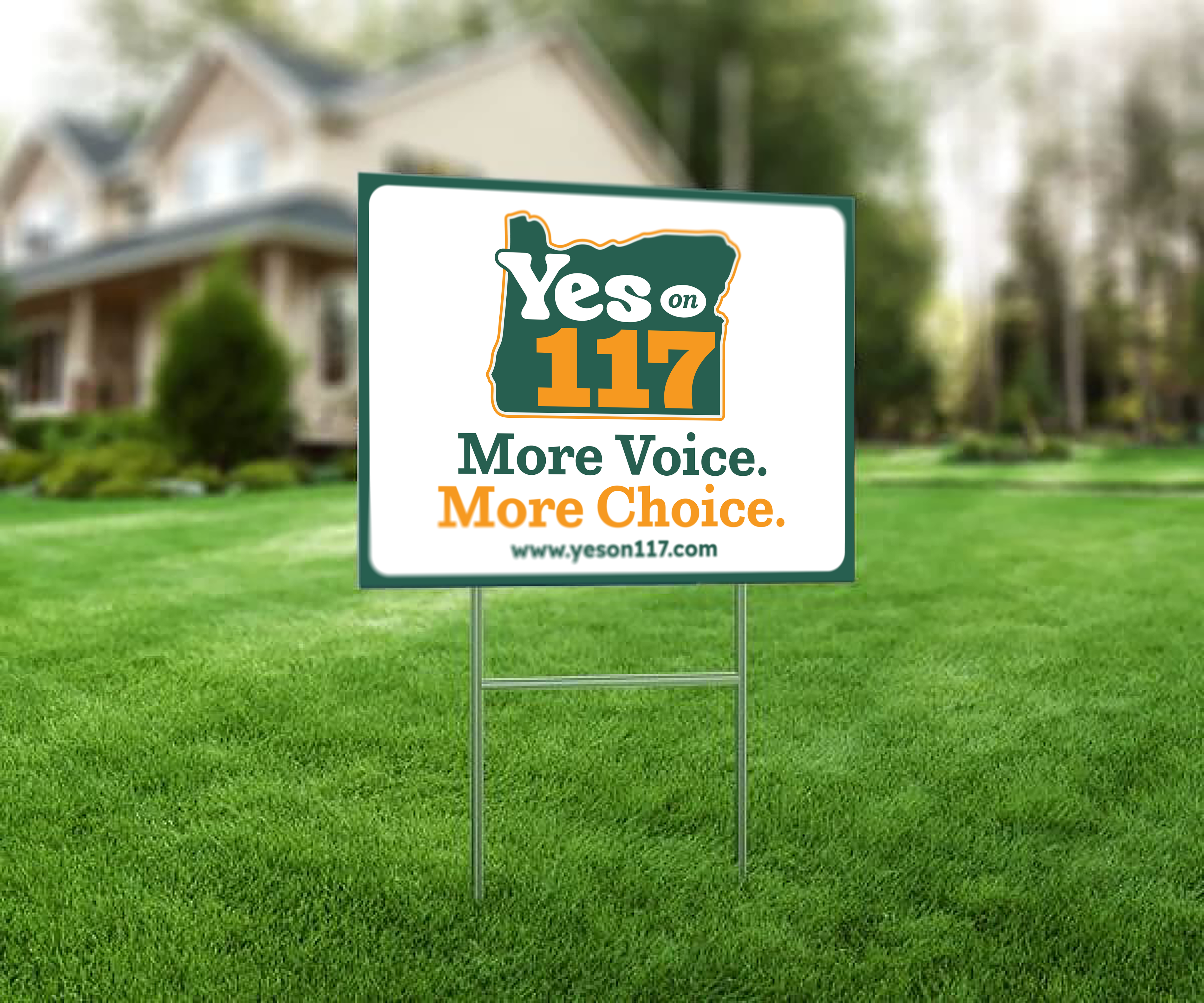 Yes on 117 - RCV yard sign