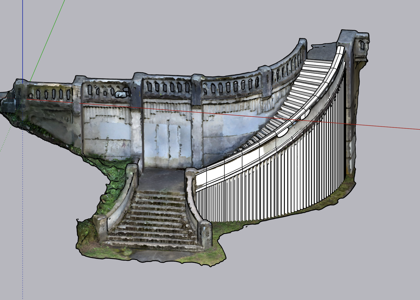 McCullough Bridge model - detail screenshot
